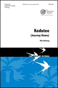 Kodutee SATB choral sheet music cover Thumbnail